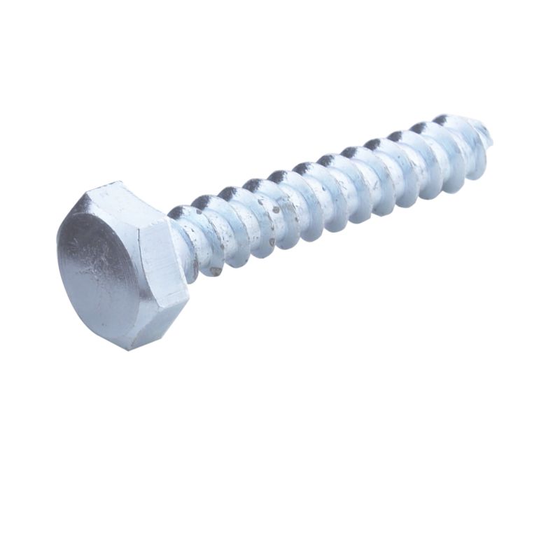 Coach Screw Hex Head Zinc Plated M6 x (L)40mm