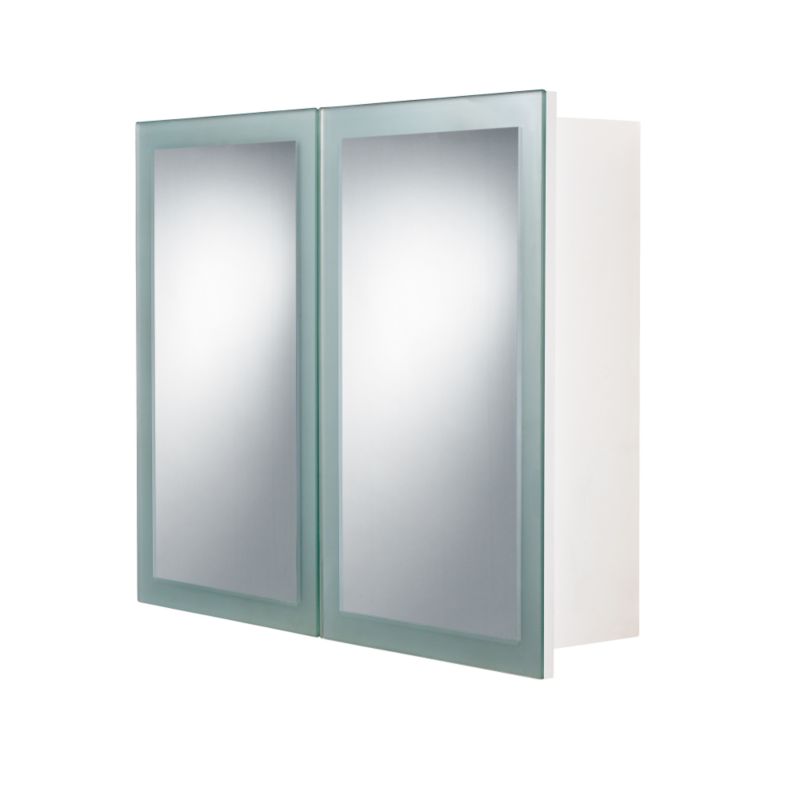 Frosted Glass Double Door Cabinet