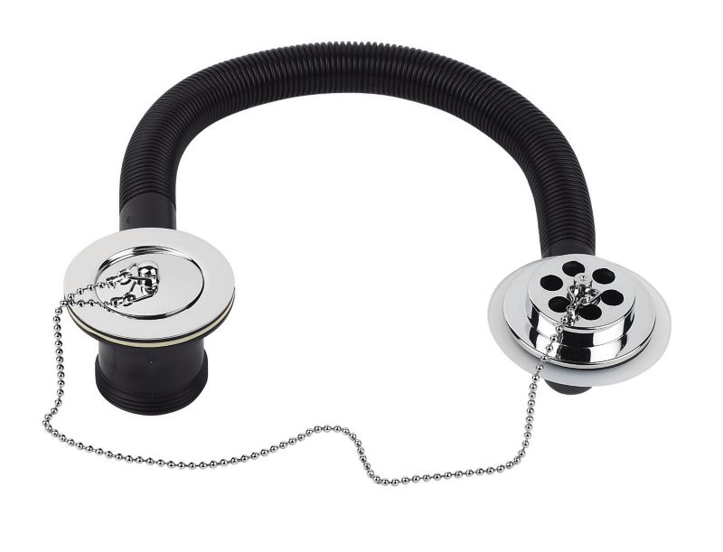 Bath Waste and Chrome Plug