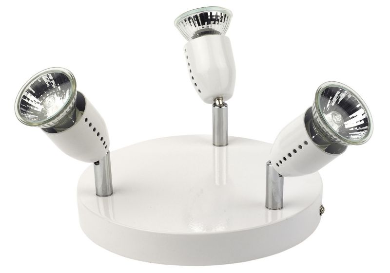 Luno White 3 Light Spotlight