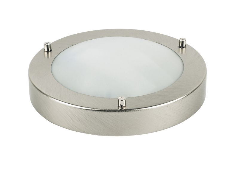 Unbranded Portal Brushed Chrome Bathroom Ceiling Light G9