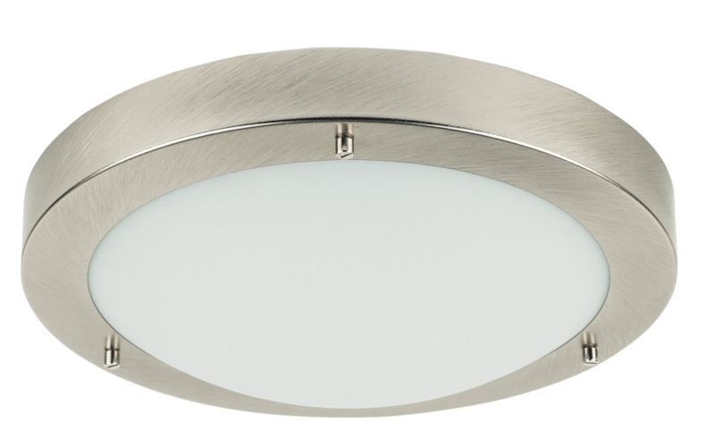 Unbranded Portal Brushed Chrome Bathroom Ceiling Light GLS