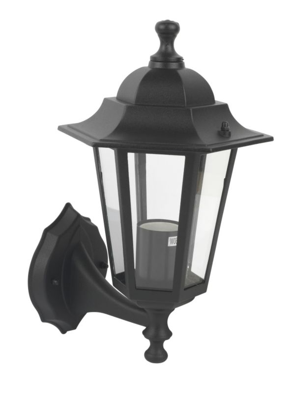 Unbranded Coach Black Lantern Wall Light