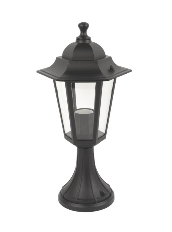 Coach 60W Black Post Light