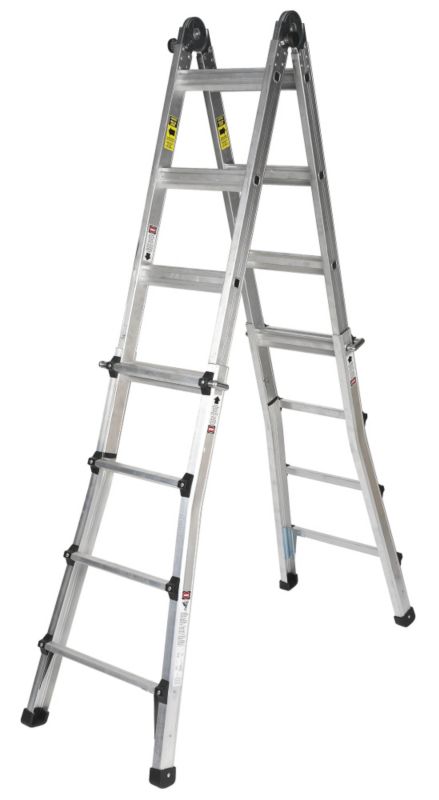 BandQ Telescopic Ladder H443m
