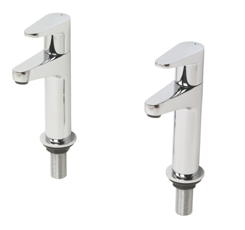 Swirl Rapture Pillar Taps Pair