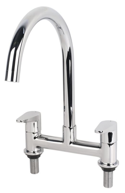 Swirl Rapture Deck Sink Mixer Tap