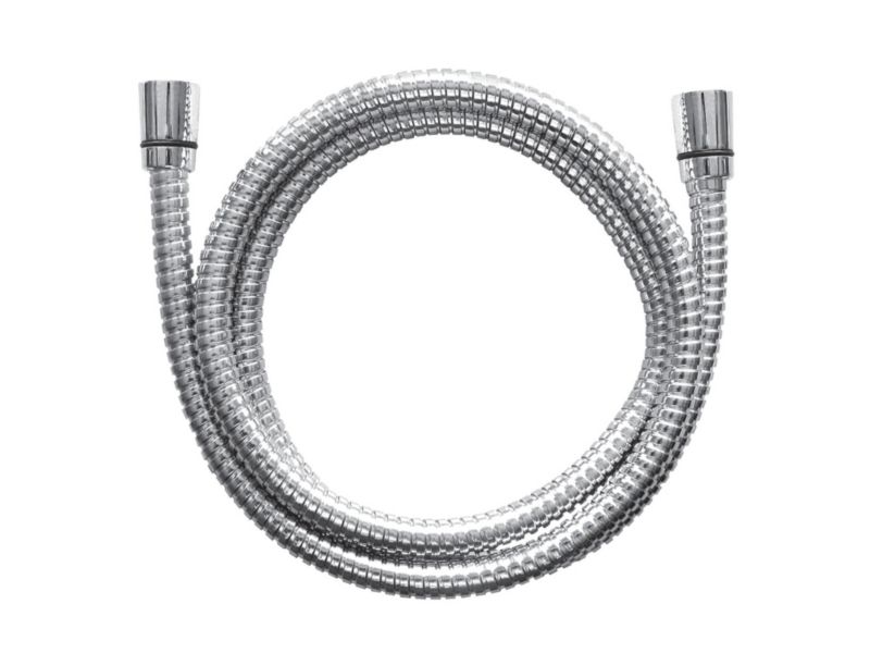 Swirl SUS Shower Hose Chrome Effect 175m x 11mm
