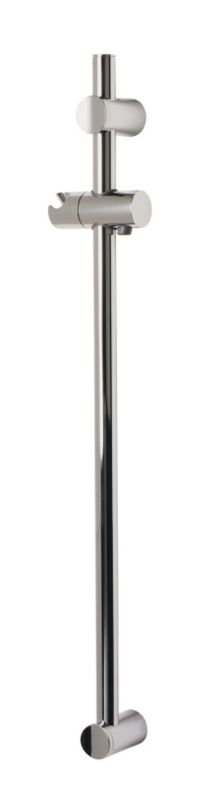 Swirl Modern Adjustable Shower Riser Rail Chrome