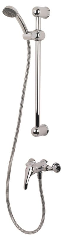 Swirl Single Lever Manual Chrome Effect Mixer Shower