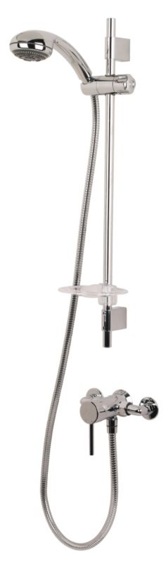 Swirl Essential Manual Chrome Effect Mixer Shower