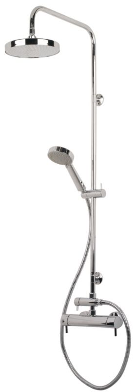 Moretti Acqua Thermostatic Bar Mixer Shower Fixed and Flexi with Diverter
