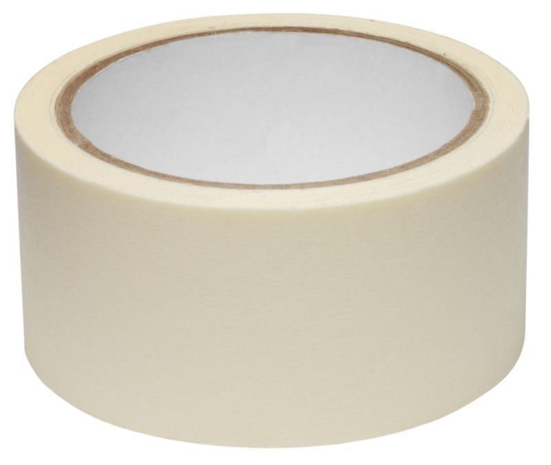 BandQ General Purpose Masking Tape BQ34 Beige W 50mm x L 25m