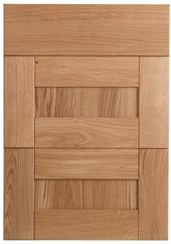it Kitchens Solid Oak Pack C 3 Drawer Fronts 500mm