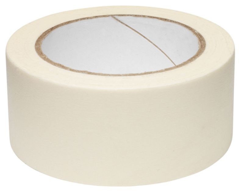 BandQ General Purpose Masking Tape Long BQ38 Beige W 50mm x L 50m