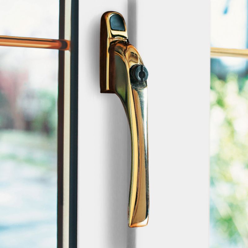 Alternative image for B&Q PVCu Window Handles Gold Effect