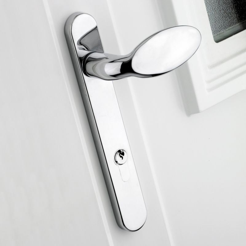 B&Q Lever/Pad Handle Pack Chrome Effect