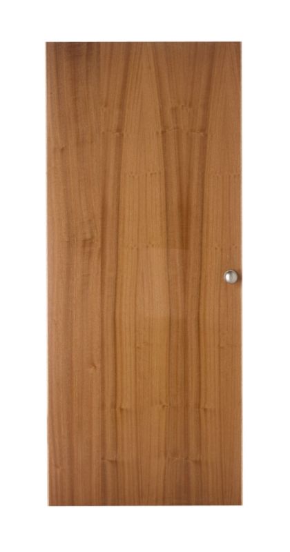 BampQ Morton Flush Sapele Veneer Effect Internal Door NAT23USDL Sapele H1980 x W686 x D35mm