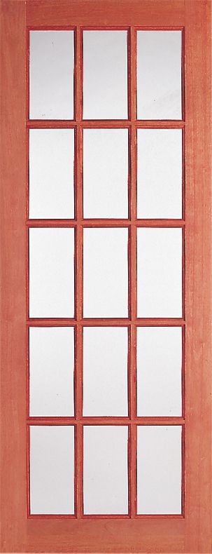 BandQ Internal Tilden Dowelled Clear Glazed GLSA27 Stained H1981 x W686 x D35mm