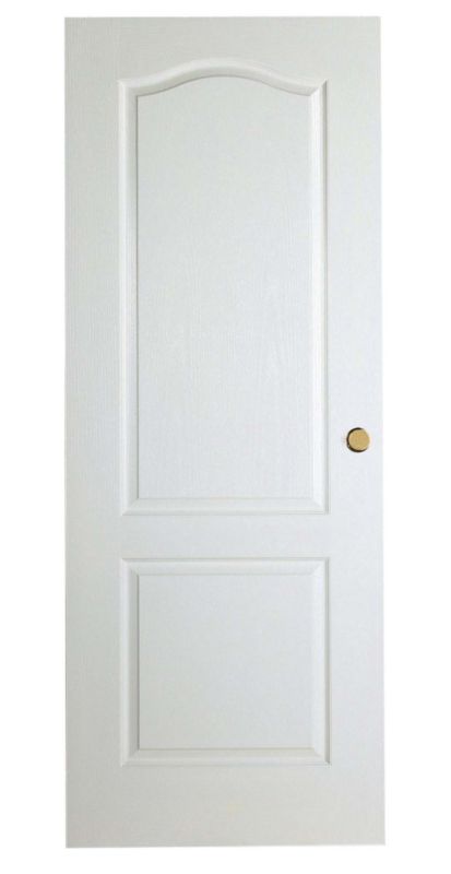 BampQ Chateau Woodgrain Effect Internal 2 Panel Moulded Door NAT20CLAS White H1981 x W610 x D35mm