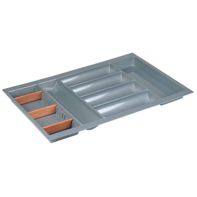 IT Solutions Wide Deluxe Cutlery Tray Grey (H)50 x (L)454 x (W)698mm