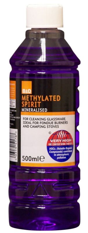 BampQ Methylated Spirits Mineralised 500ml