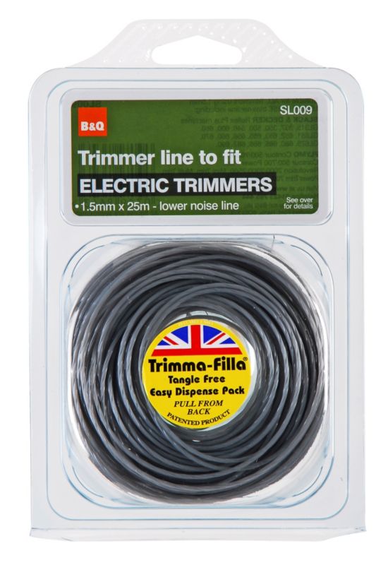 Lower Noise Trimmer Line For Flymo and Black and Decker Autofeed Trimmers 15mm x 25 metres