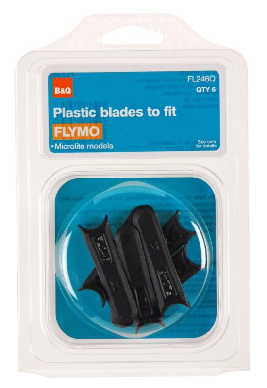 Plastic Blades to fit Flymo Hover Mowers Microlite Minimo and Hovervac