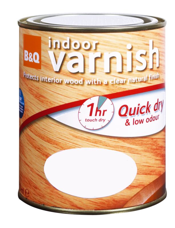 BandQ Quick Dry Interior Varnish Clear 25L