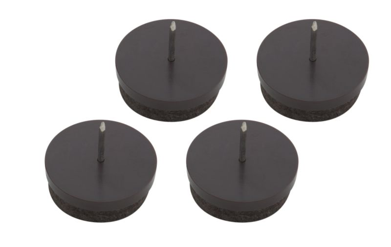 BandQ Round Nail In Glides With Felt