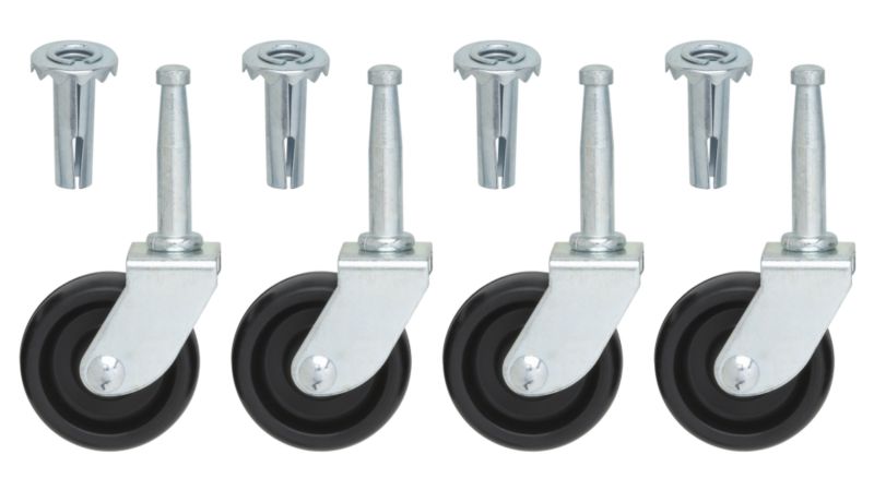 BandQ Castor Single Wheel Peg Fitting