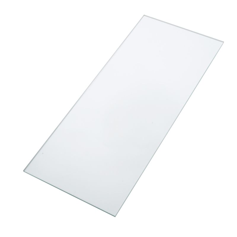 B&Q Form Glass Standard Shelf Clear (L)600mm x (W)250mm x (T)6mm