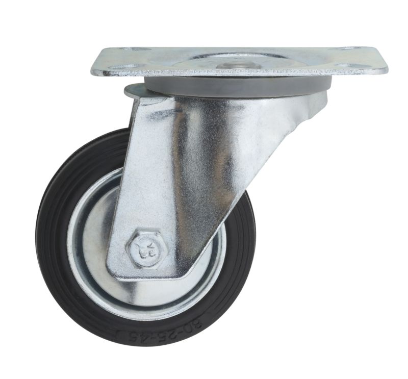 BandQ Castor Plate Fitting 80mm