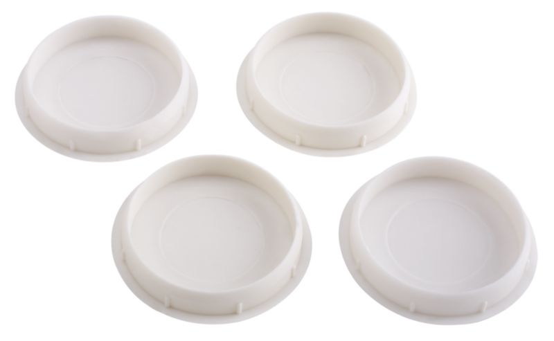 B&Q Hinge Cover White