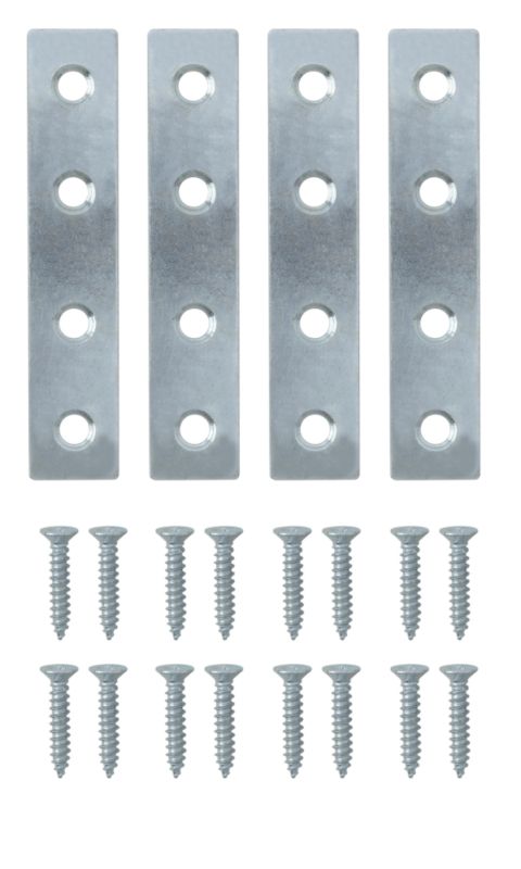 BandQ Mending Plate Zinc Effect