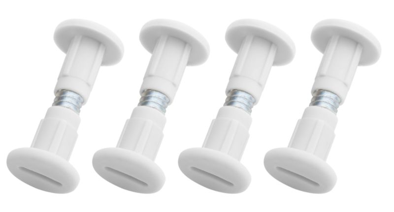 B&Q Connector Bolt White