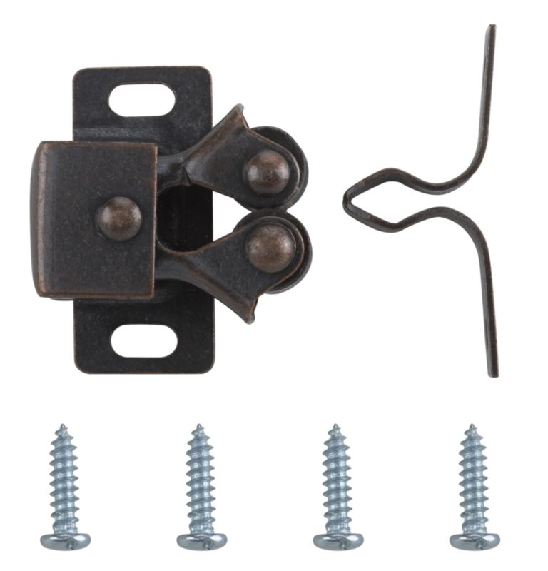 B&Q Double Roller Catch Antique Effect