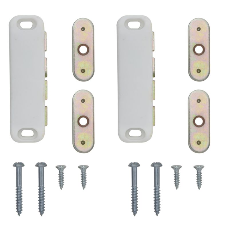 B&Q Magnetic Catch Jumbo White