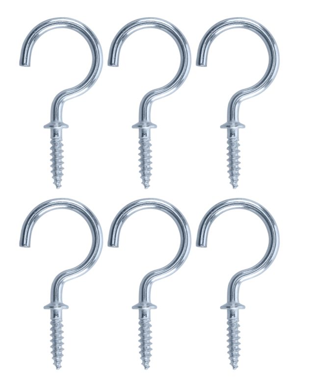 BampQ Cup Hook Extra Large Zinc Plated 38mm