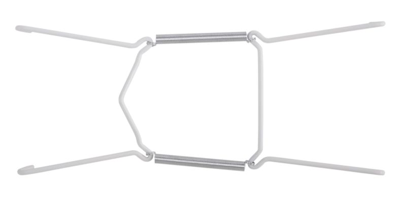 B&Q Plate Hanger White Diameter 150-225mm