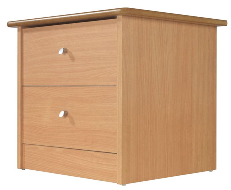 Unbranded 2 Drawer Chest Beech Effect