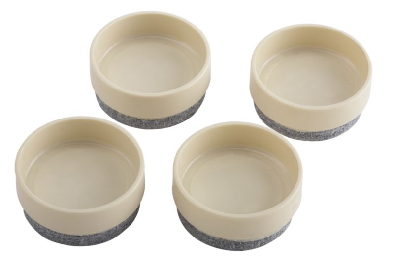 BandQ Castor Cup With Felt Cream