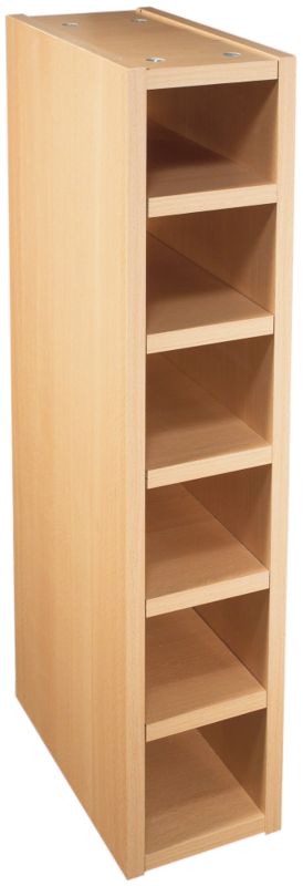 it Kitchens Wine Rack Beech Style (H)720 x (W)150 x (D)290mm