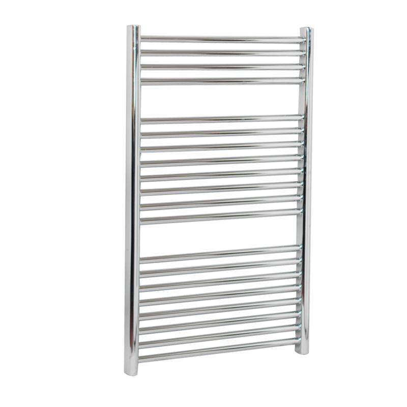 BampQ Ladder Towel Radiator 1399 BTU Chrome Effect H974mm x W600mm