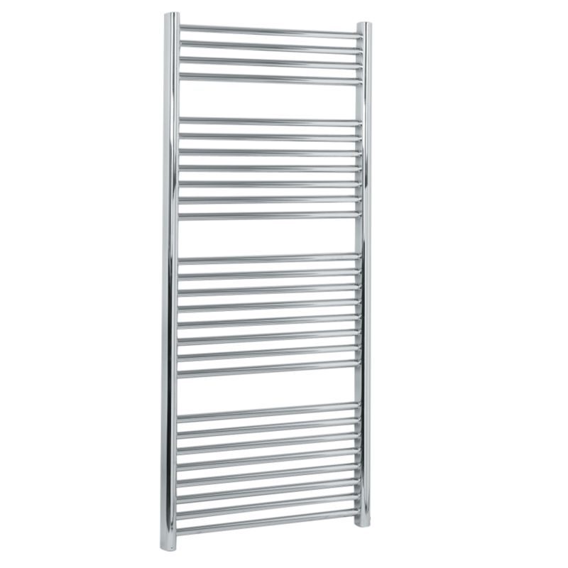 BampQ Ladder Towel Radiator 1767 BTU Chrome Coloured H1324mm x W600mm