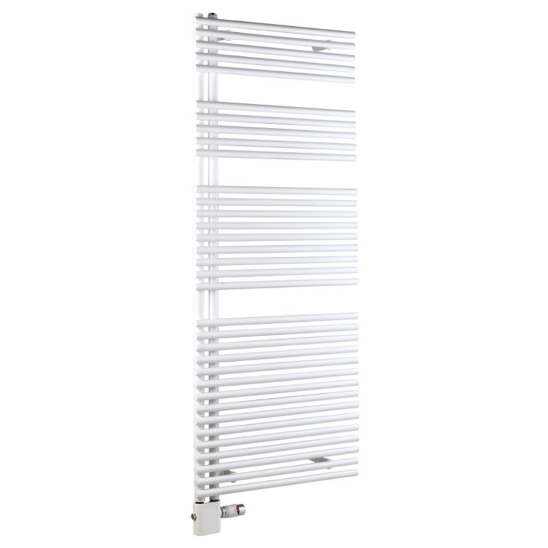 B&Q Open Rail Radiator White 600 X 1493 mm