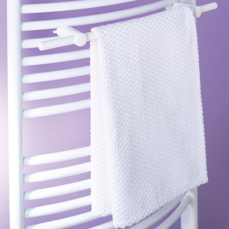 BandQ Bar Towel Rail White