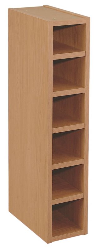 it Kitchens Solid Oak Style Wine Rack 150mm