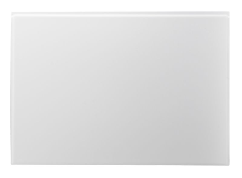 Twin-Ended Bath End Panel White