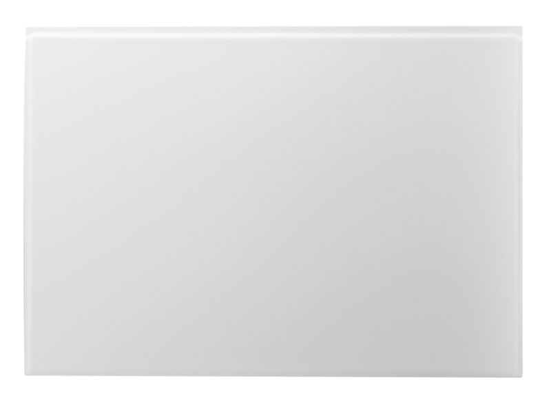 BandQ Twin-Ended Bath End Panel White